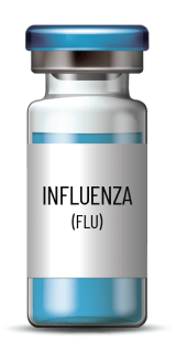 vaccination influenza bottles