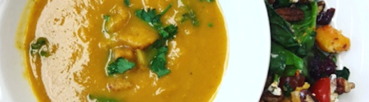 Curry Pumpkin and Apple Soup