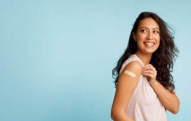 bandage on Women Arm